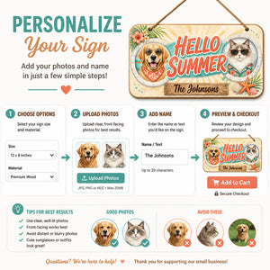 Hello Summer Pet Portrait Wood Sign - Personalized Wood Sign 88b27161-5fd1-4b88-ba9c-3373f4bb8e25.jpg