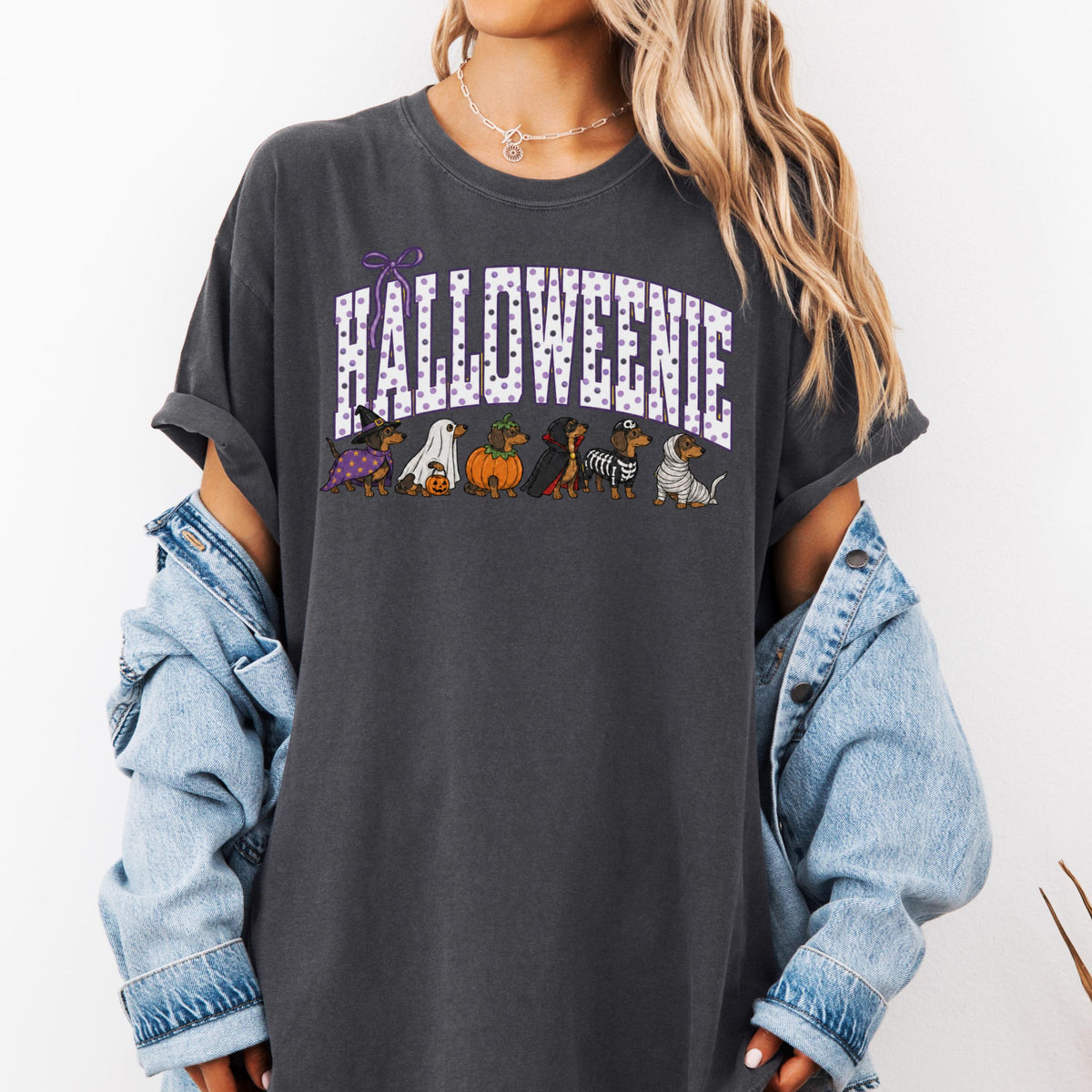 Halloween Dachshund Shirt Comfort Colors, Funny Halloweenie Dog Mom Tee, Wiener Dog Halloween Shirt, Doxie Mom Gift, Spooky Sausage Dog Tee 88b4e002-2ba9-4202-a088-8dbe4f37c997-6.jpg