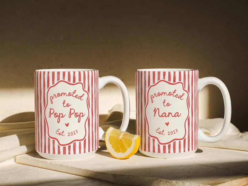 Promoted To Grandparents Mug, Grandma Grandpa Striped Mug, Pregnancy Reveal, Personalized Grandma Grandpa Mugs, Abuelo Abuela Striped Mugs 88bac590-22ed-4bac-af9f-46128ea845a5-dfgdjfg-13-.webp