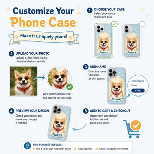 Retro Arch Custom Pet Portrait Phone Case - Personalized Phonecase 88c1d671-adea-4b55-8198-57fe22b842fd.jpg