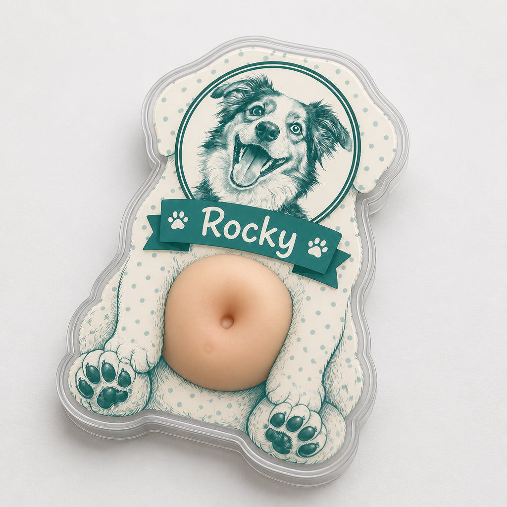 Personalized Pet Name Sketch Fridge Magnet - Personalized Acrylic Refrigerator Magnet - Soft Rubber Belly 88c58497-dd3e-4b57-aa62-75aea7f0cc2b.jpg