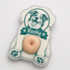 Personalized Pet Name Sketch Fridge Magnet - Personalized Acrylic Refrigerator Magnet - Soft Rubber Belly 88c58497-dd3e-4b57-aa62-75aea7f0cc2b.jpg
