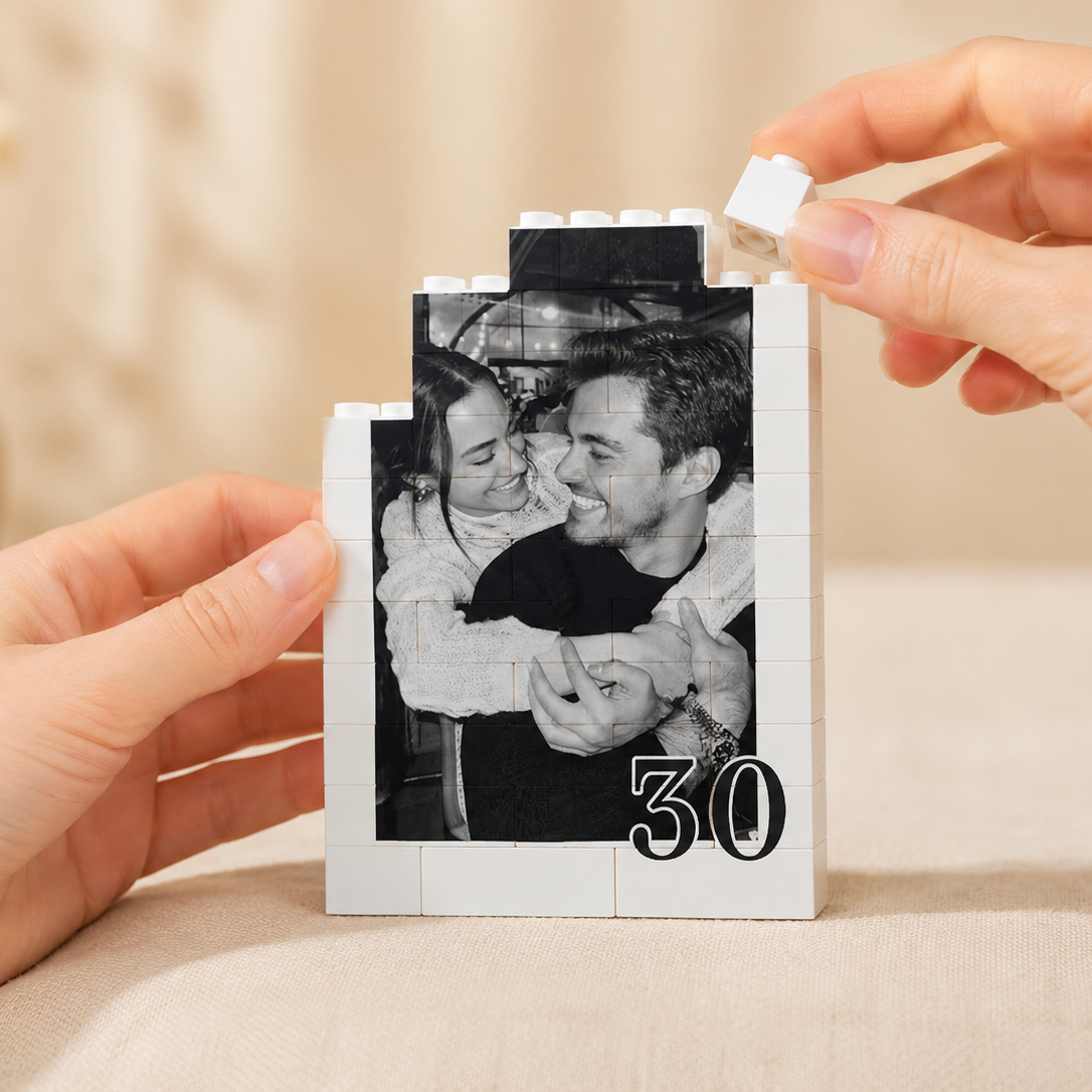 Personalised 30th Birthday Gift, Photo Building Block Keepsake, Milestone Thirtieth Birthday Memory Gift for Him or Her 88d03712-dd1f-4926-999a-7e92a614b82e-15d07fa8-327f-410b-a5ee-2ee1be9caf1c.png