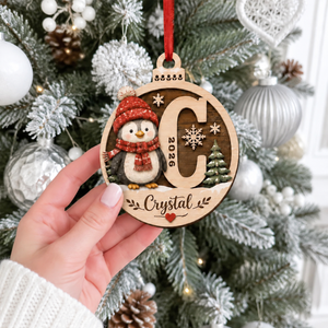 Personalized Initial Christmas Ornament 2026, Custom Penguin Wooden Monogram Ornament, Name Keepsake, Christmas Gift for Kids & Family 88d2482b-a89f-4ca9-a64f-782a7e931291-5d48a05f-d4c1-4771-beff-52241c01c5ac.png
