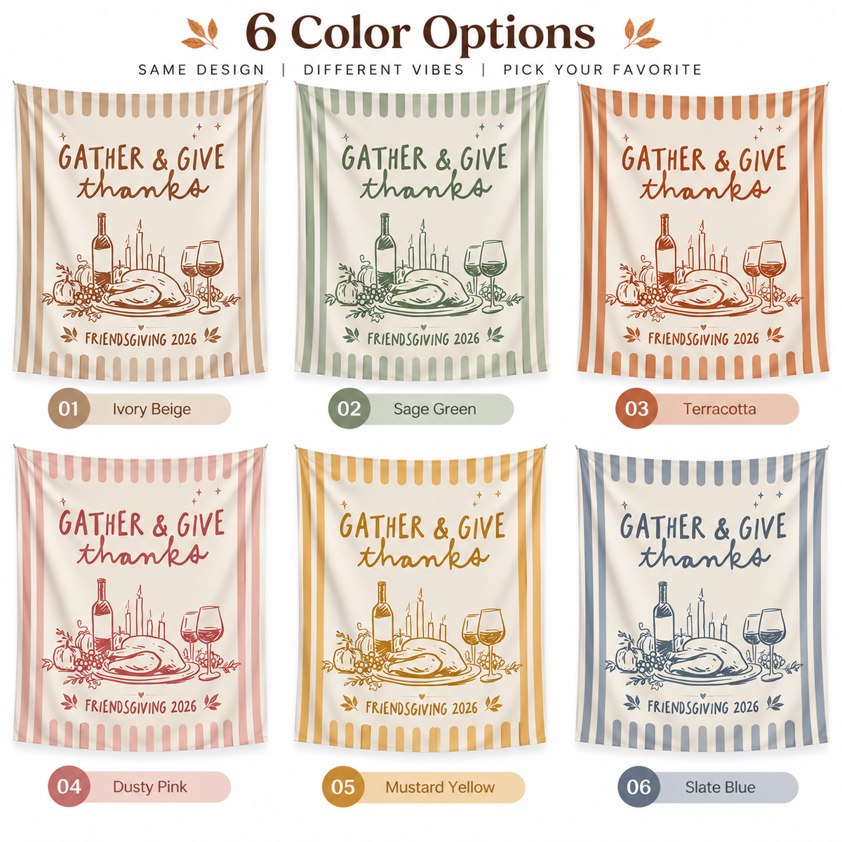 Personalized Friendsgiving Backdrop – Gather & Give Thanks Thanksgiving Tapestry, Custom Fall Party Banner & Autumn Decor 88fbe3da-fd87-4b74-a1b3-2b615c83db69-hhha.png