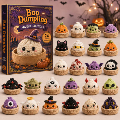 Boo Dumpling Halloween Advent Calendar 2026 - 24-Day Festive Countdown, Acrylic Charms Blind Box - Gift For Crochet Lovers 88fedee9-c506-4ca6-a5bb-e51d9e76d5bb-boo-dumpling.jpg