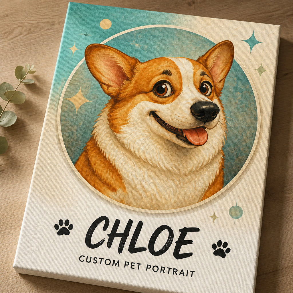 Custom Cartoon Pet Portrait Canvas – Upload Photo + Name - Personalized Canvas 8908ee39-b562-473a-bd3b-9e42aec9660e.jpg