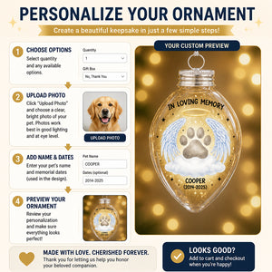 Pet Memorial Ornament – In Loving Memory Paw with Wings - Personalized Ornament 891a47b2-5c88-4cb6-be03-ebe42a55a1aa.jpg