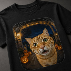 Personalized Halloween Doorbell Cam Pet T-Shirt - Personalized T-shirt 89320dd2-6a27-4682-896e-b06f15cd64ae.jpg