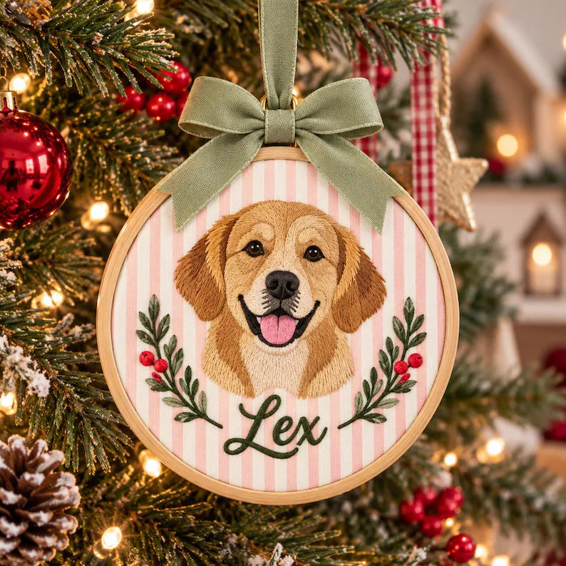 Personalized Dog Photo Embroidery Ornament, Custom Pet Portrait Gift, Dog/Cat Photo Ornament, Dog Christmas Ornament, Pet Memorial Gift 896b3f46-d995-49c7-b8f6-2e0951f41403-ghgh-10-.webp