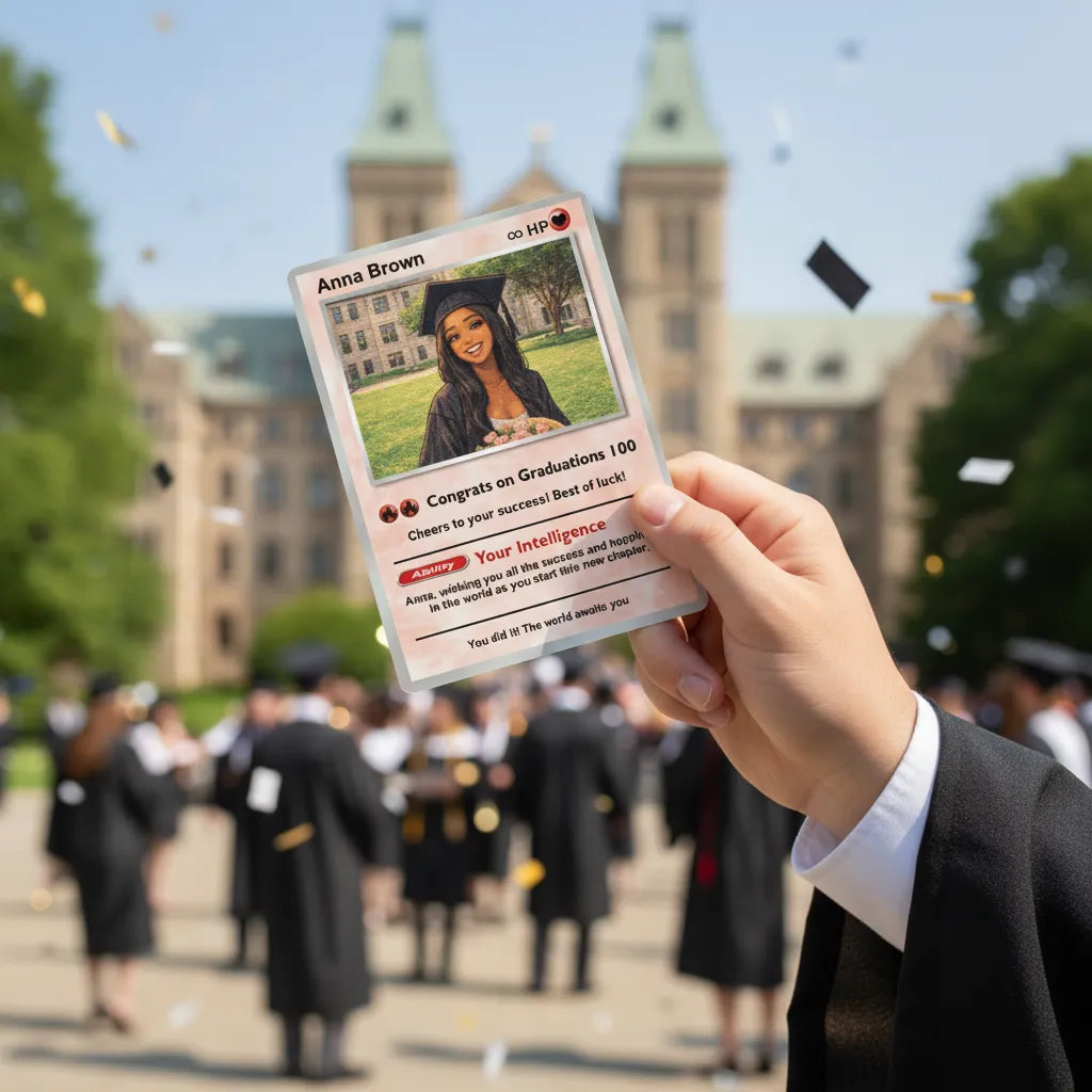 Cheers to your well-deserved success - Personalized Poke Card For Graduate On Graduations