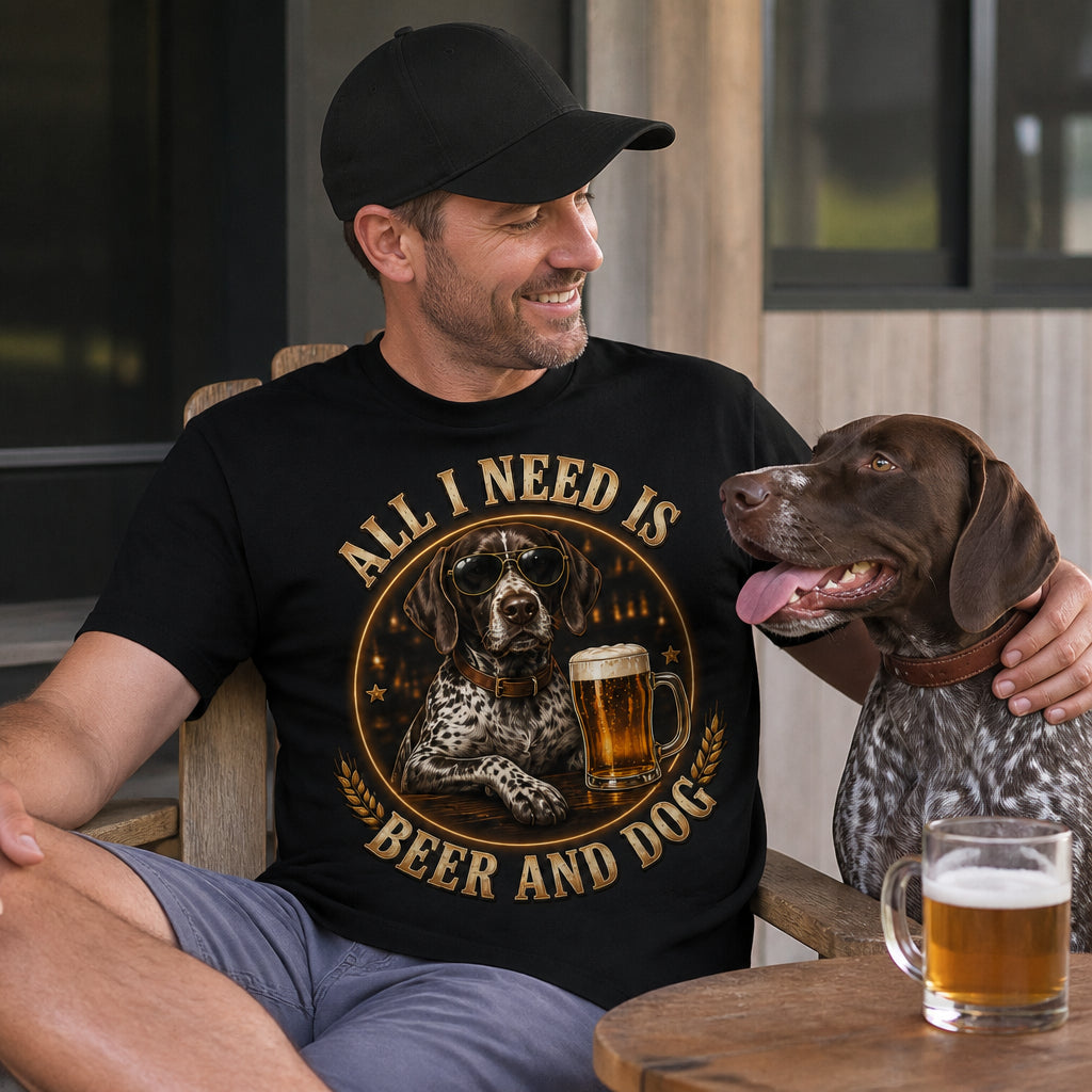 All I Need Is Beer And Dog – Custom Pet Photo Tee - Personalized T-shirt 8995319c-318f-44ed-bf66-2d60807e68ad.jpg