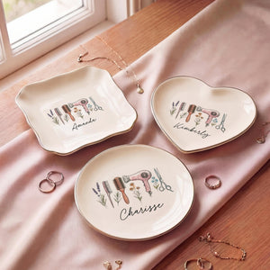 Personalized Hair Stylist Trinket Dish | Custom Hairdresser Gift | Ceramic Jewelry Holder with Name | Salon Graduation Present 899ee2c3-ae3f-403e-a179-84a2a81cf47e-3.jpg
