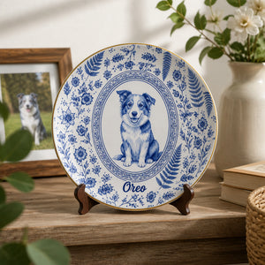 Custom Delft Blue Pet Portrait Plate - Personalized Personalized Ceramic Plate 89a46e91-f1f4-4ee6-b2c9-d9158be41571.jpg