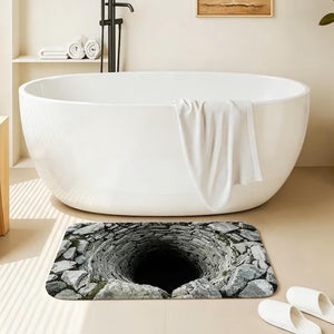 3D Illusion Deep Well Area Rug, Realistic Rock Abyss Doormat, Surreal Floor Mat 89a9fb61-7e26-4c8b-a69c-db1576780618-KLHJLL-1-.jpg