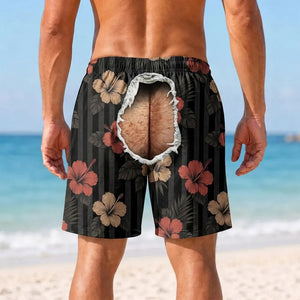 Butt Crack Beach Shorts Tropical Vacation Swim Trunks, Personalized Beach Shorts 89b21a8b-ac9f-4a01-90c9-a27172fa0520-banner-6.webp