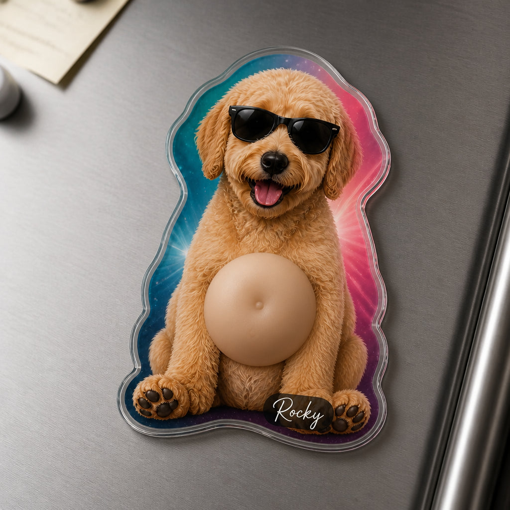 Cool Pet Photo Magnet – Custom Name - Personalized Acrylic Refrigerator Magnet - Soft Rubber Belly 89bdb1f1-a841-4f03-b9e5-17ccc1b9bfbb.jpg