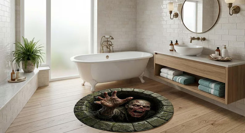 3D Demon in Well Carpet, Horror Monster Round Rug, Creepy Creature Floor Mat, Gothic Home Decor, Gamer Room Rug, Halloween Area Rug Gift 89d225cd-82c3-4ff5-b038-f2984f781dde-fghhgh-2-.jpg