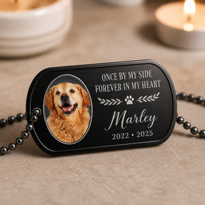 Pet Memorial Photo Dog Tag Necklace – Once by my side - Personalized Dogtag Necklace 89f00328-18ff-4db1-aea9-d9da31b746a8.jpg