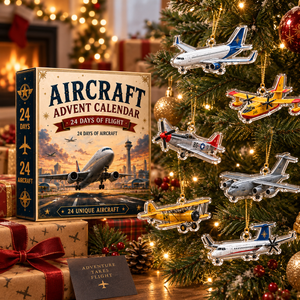 Aircraft Advent Calendar 2026 | 24 Days- 2D Acrylic Advent Calendar of Flight with Unique Miniature Airplanes, Jets & Aviation Collectibles 89f4e046-64d4-4c97-b065-a93a37b8b968-5a46c24b-1dd7-4f04-9266-dfc53fde5be8.png