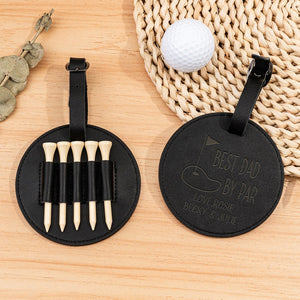 Fathers Day Gift Golf, Best Dad By Par, Personalized Golf Gift For Him, Coach Gifts From Team, For Grandpa, Dad Golf Gifts, Golf Tee Holder