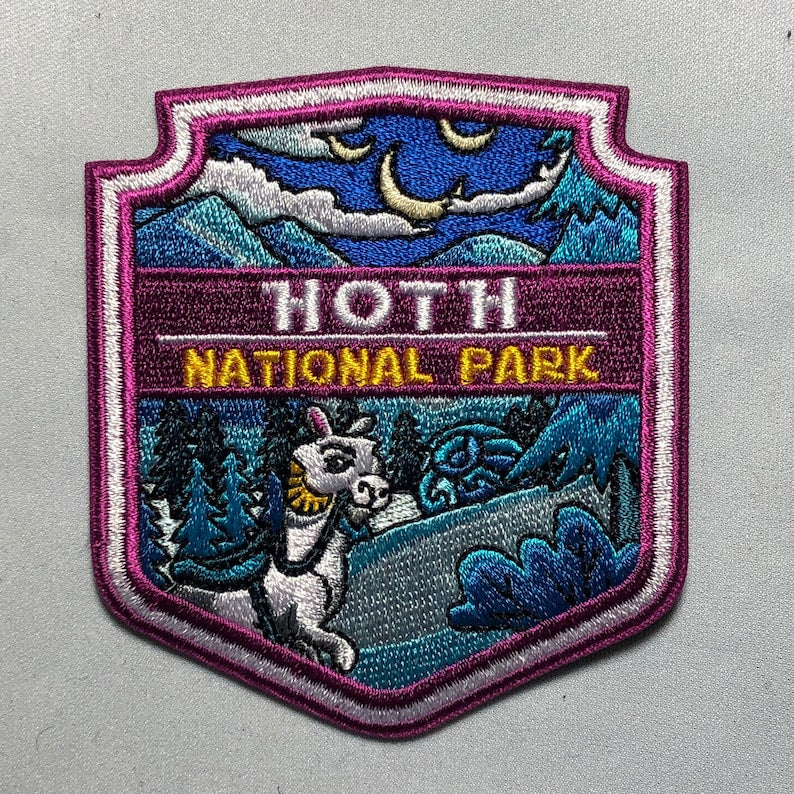 National Park Star Planets Wars Morale Patch - Hoth, Endor, Tatooine, Kashyyyk - Wookie, Ewok Movie Costume - Comicon
