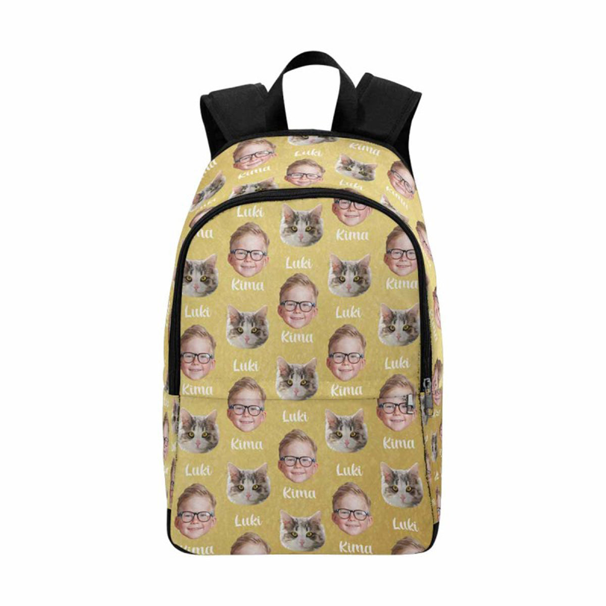 Custom Photo Backpack, Personalized Name Backpack, Custom Bookbag, Travel Backpack, Custom School Backpack, Custom Face Backpack