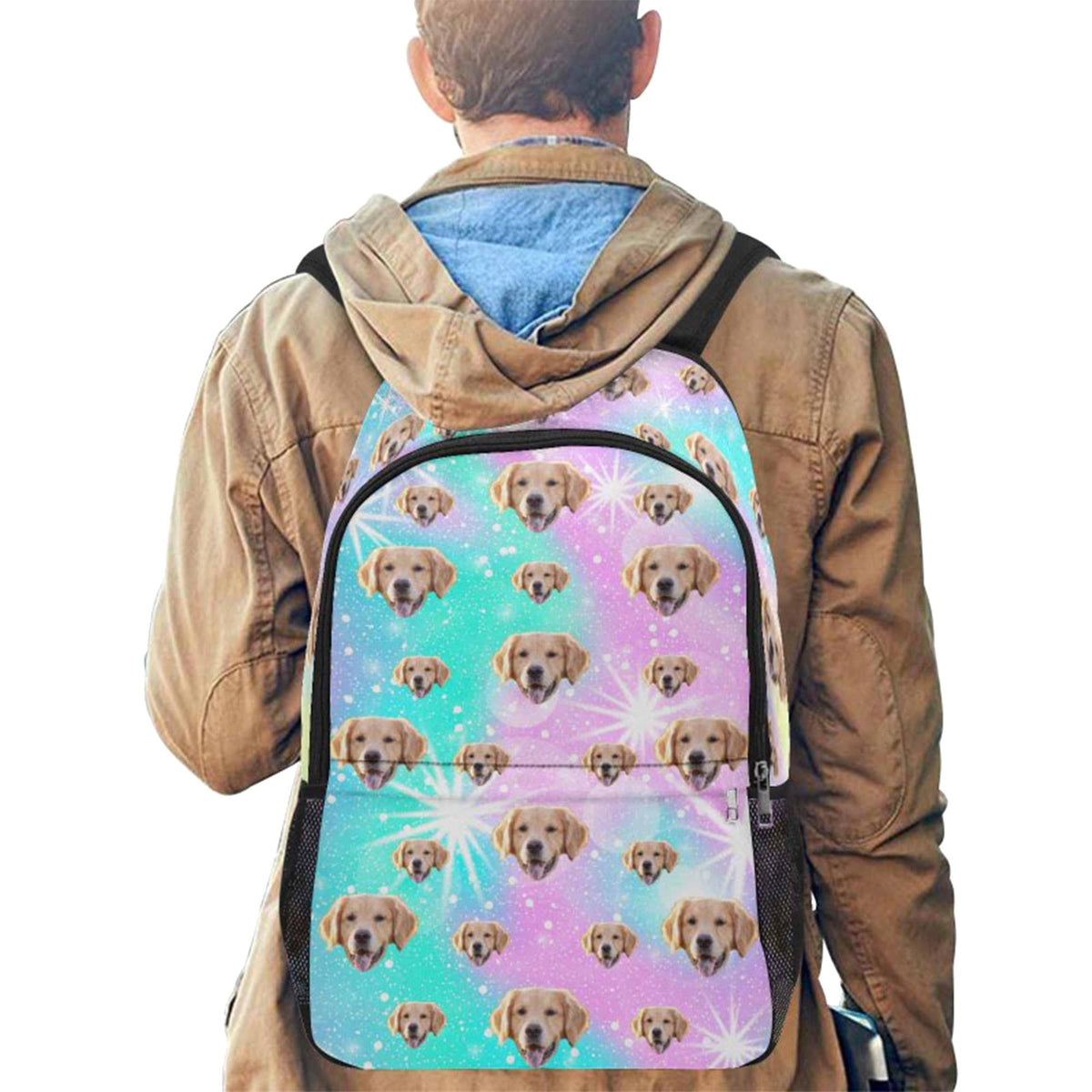 Personalized Pet Face Backpack, Custom Photo Backpack, Gifts for Girls and Boys, Backpack with Face, Cute Face on Backpack, Back to School