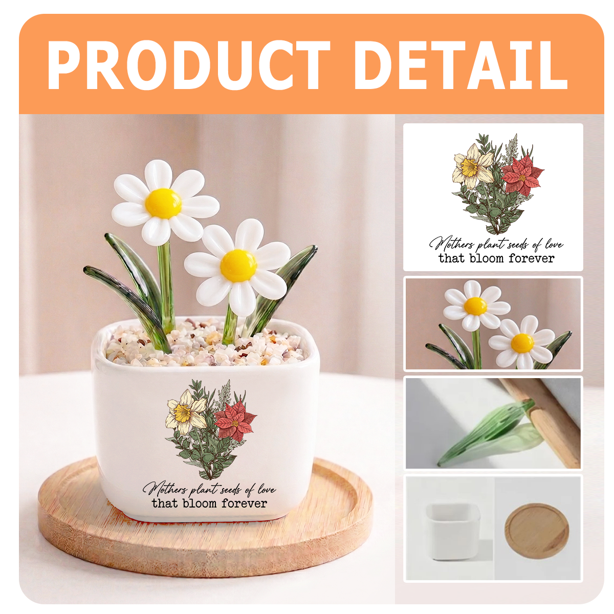 Seed Of Love - Personalized Glass Everlasting Flowers