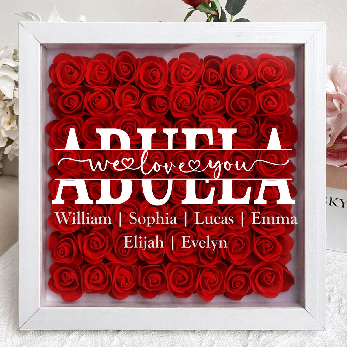We Love You Mom - Personalized Flower Shadow Box 8.jpg?v=1774605150