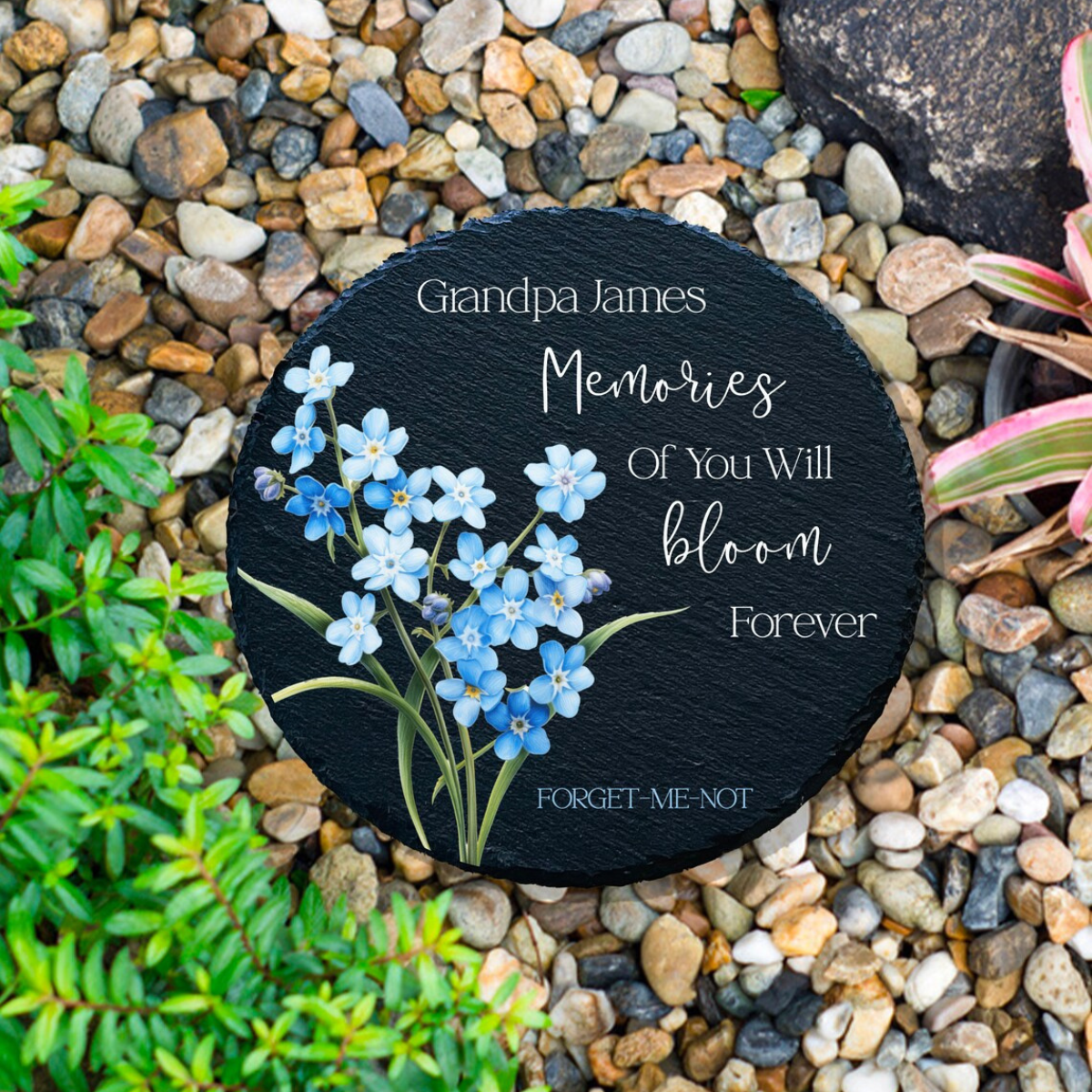 May the Winds of Heaven Blow Softly, Sympathy Gift, Slate Grave Marker, Keepsake, Remembrance, Bereavement Gift, Loss of a Loved One