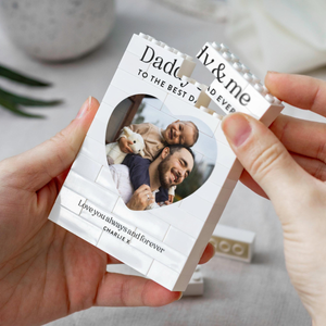 Daddy And Me Gift, Personalised Dad Photo Keepsake, Fathers Day Present From Kids, Best Dad Ever Birthday Gift, New Dad Photo Block