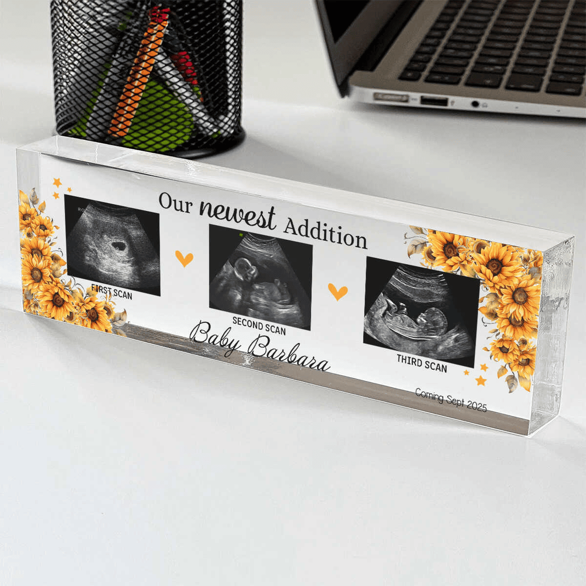 Our Newest Addition - Personalized Name Plate - Gift For New Mom Dad, Mother's Day Gift