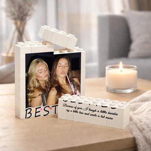 Custom Best Friend Photo Building Block, Personalized Bestie Picture Puzzle, Birthday Gift for Best Friend, Bestie Keepsake, Friendship Gift
