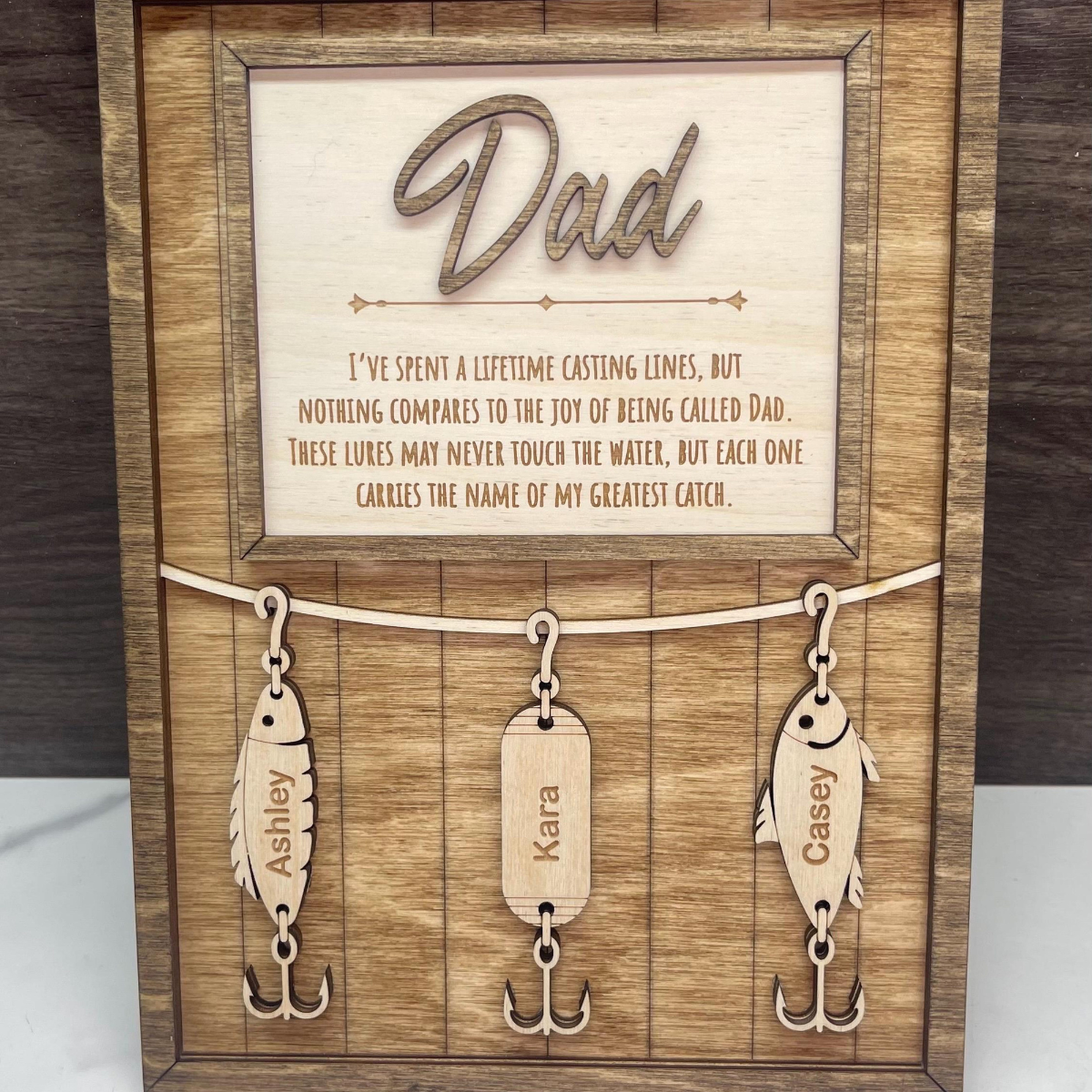 Fishing Dad Gift, Fisherman Gifts, Fishing Grandpa Gift, Father's Day Gift for Dad, Father's Day Personalized gift, Fishing Lures for Dad