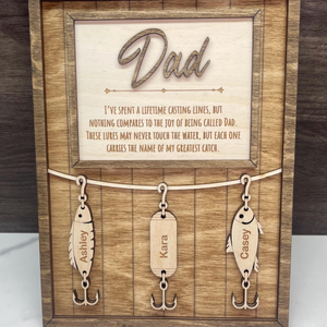 Fishing Dad Gift, Fisherman Gifts, Fishing Grandpa Gift, Father's Day Gift for Dad, Father's Day Personalized gift, Fishing Lures for Dad
