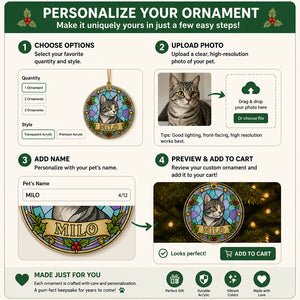 Stained-Glass Cat Name Ornament - Personalized Transparent Acrylic Ornament 8a0266c2-0486-4a53-8d54-73f05c2203f2.jpg