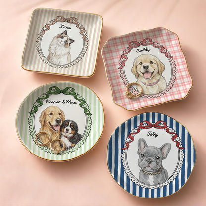 Custom Photo Funny Dog Cat Pet Portrait Ring Dish, Personalized Cat Mom Jewelry Dish, Pet Memorial Gift for Pet Lover 8a0996c4-619b-49aa-9275-2f7750e10cb7-10.jpg