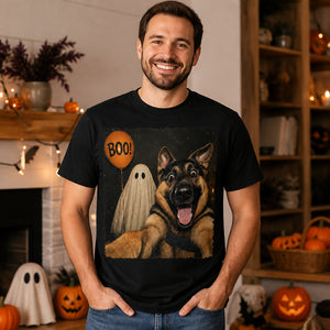 Custom Pet BOO! Halloween Selfie Tee - Personalized T-shirt 8a10ec01-10a0-40bd-8267-c5a48b971680.jpg