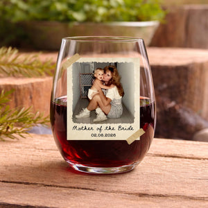 Custom Photo Mother of The Bride or Groom Gifts, Custom Picture Wine Glass Gift for MOB/MOG Wedding Favor Gift For Mom, Stemless Wine Glass 8a28fd60-214d-42c1-b08d-511814bc6ec4-3.jpg