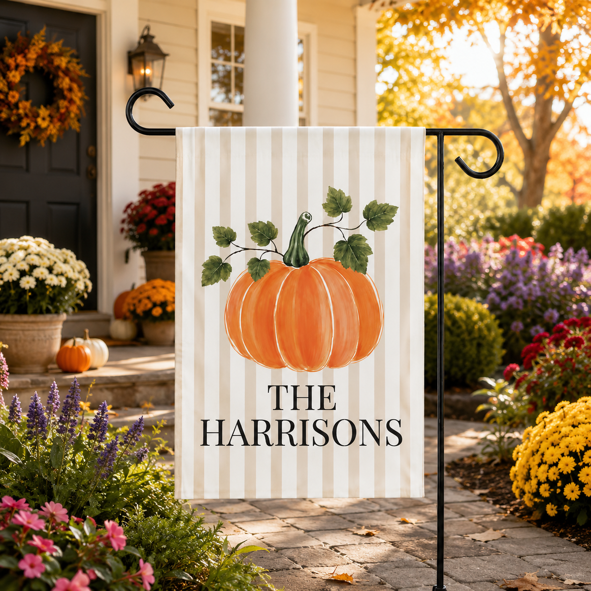 Personalized Pumpkin Garden Flag | Custom Family Fall Flag | Neutral Autumn Porch Decor | Personalized Last Name Outdoor Flag 8a66be0f-f174-42cd-aa3d-9adb07bf1d51-a12bcbcd-4503-4461-b4e6-b25bfa02ef8f.png