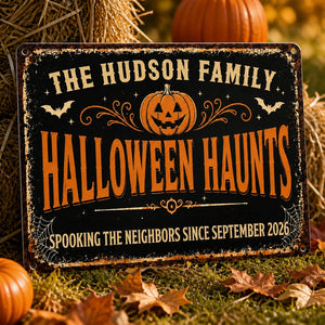 Personalized Halloween Haunts Yard Sign – Family Name & Since Year - Personalized Yard Sign 8a6750e4-a14d-4ec8-b48e-2ccf42b63c7b.jpg