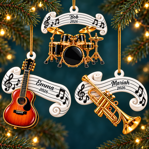 Classic Music Instrument Gift For Band Student, Music Teacher - Personalized Real 3D Ornament 8a97fcbb-1234-4638-a76a-2c798a47e5d8-3.png