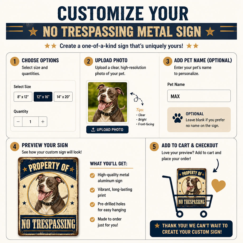 Property Of [Your Dog] – No Trespassing Metal Sign - Personalized Metal Sign 8a9c3ff6-7f40-4f17-b6d0-68635b6cf5ec.jpg