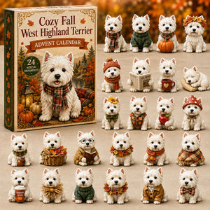 Cozy Fall West Highland Terrier Advent Calendar 2026 - 24-Day Festive Countdown, Acrylic Charms Blind Box - Gift For West Highland Terrier Lovers 8aa9cf17-c115-41c6-aae1-bc33c069f973-west-highland-terrier.jpg