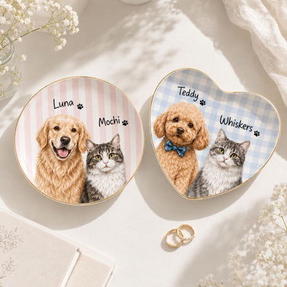 Personalized Pet Portrait Jewelry Dish, Dog Cat Photo Trinket Tray, Pet Memorial Jewelry Dish, Gift For Dog Mom, Gift For Pet Lovers 8ab548b6-dd27-4e35-8525-33373f5bd3bf-banner-6.jpg