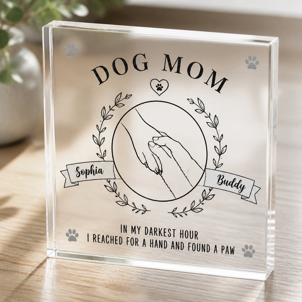 Dog Mom Hand & Paw Personalized Acrylic Plaque - Personalized Acrylic Plaque 8ad1ce4a-a8e6-468d-8f98-7eea0140487d.jpg