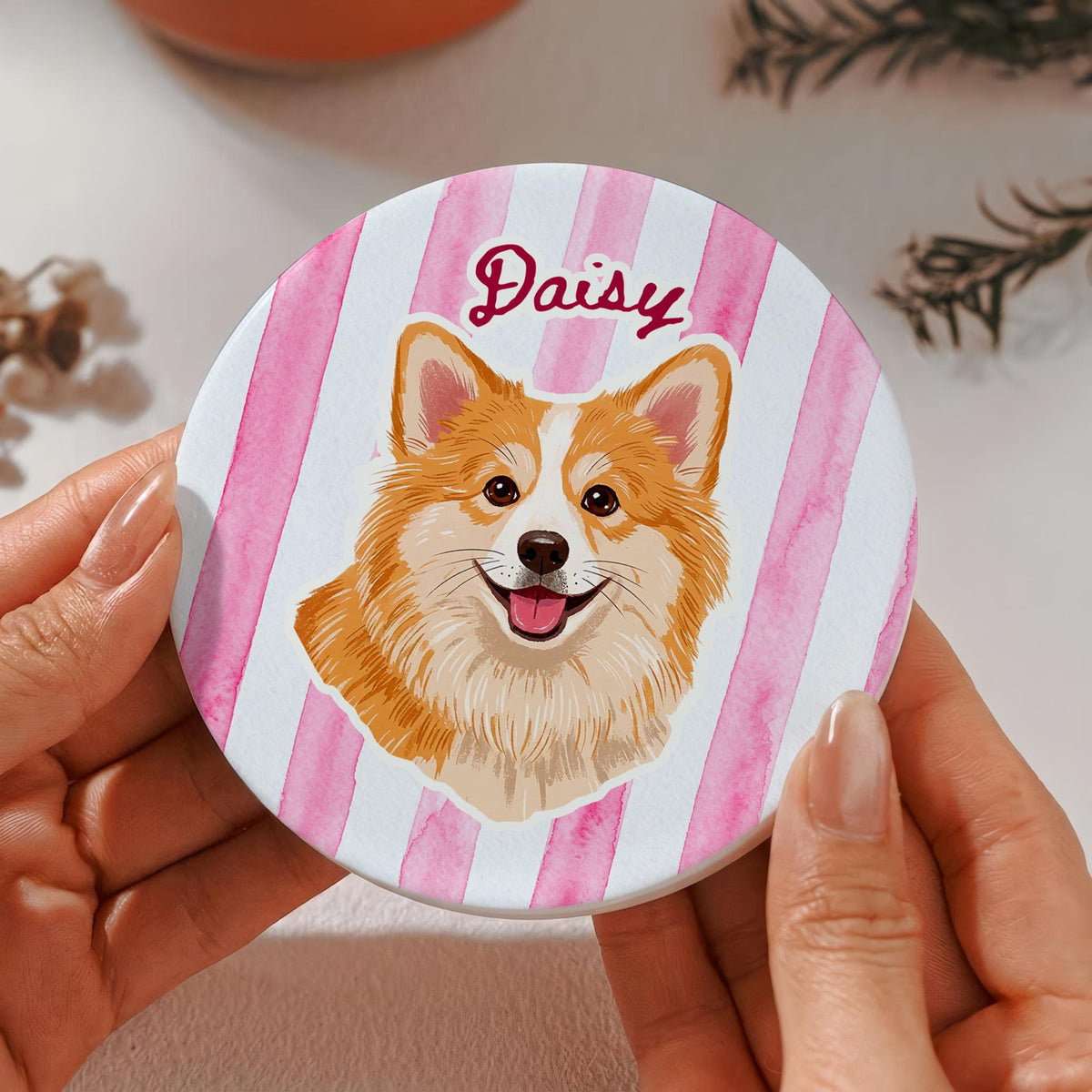Custom Pet Photo Ceramic Coaster, Personalized Dog Cat Portrait Coaster, Dog Mom Cat Mom Gift, Pet Memorial Pet Lover Gift 8adf9886-9580-490e-bc89-d7eec93e6e80-10.jpg