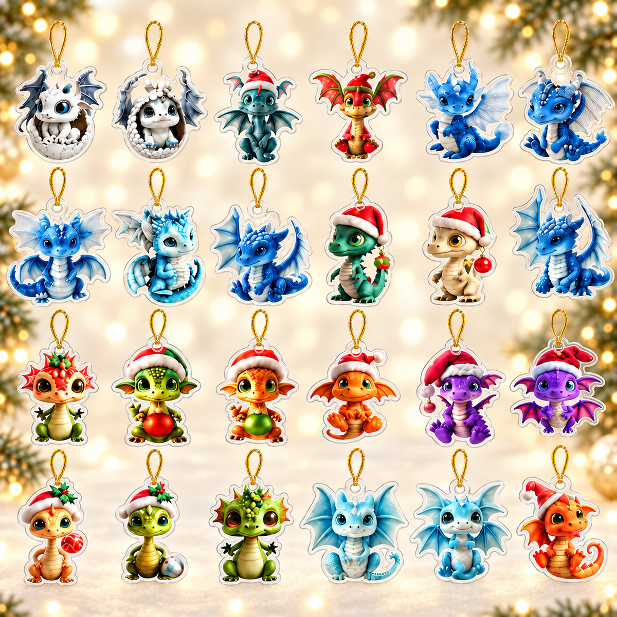 Dragon Advent Calendar | 24PCS Acrylic Ornaments | Fantasy Christmas Countdown | Cute Dragon Decor | Gift for Dragon Lovers | Birthday Gift For Kid 8ae5e5ab-b02c-409b-8d45-2f87bae2c0e1-Festive-24-Dragon-Charm-Collection.png