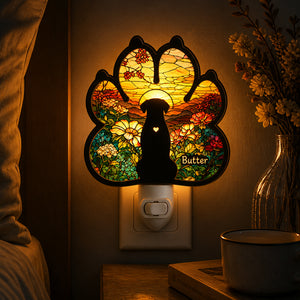Stained Glass Pet Night Light — Moonlit Garden (Custom Name) - Personalized Acrylic Night Light 8af96e4a-2a70-4a76-a9b2-5365989a18d5.jpg